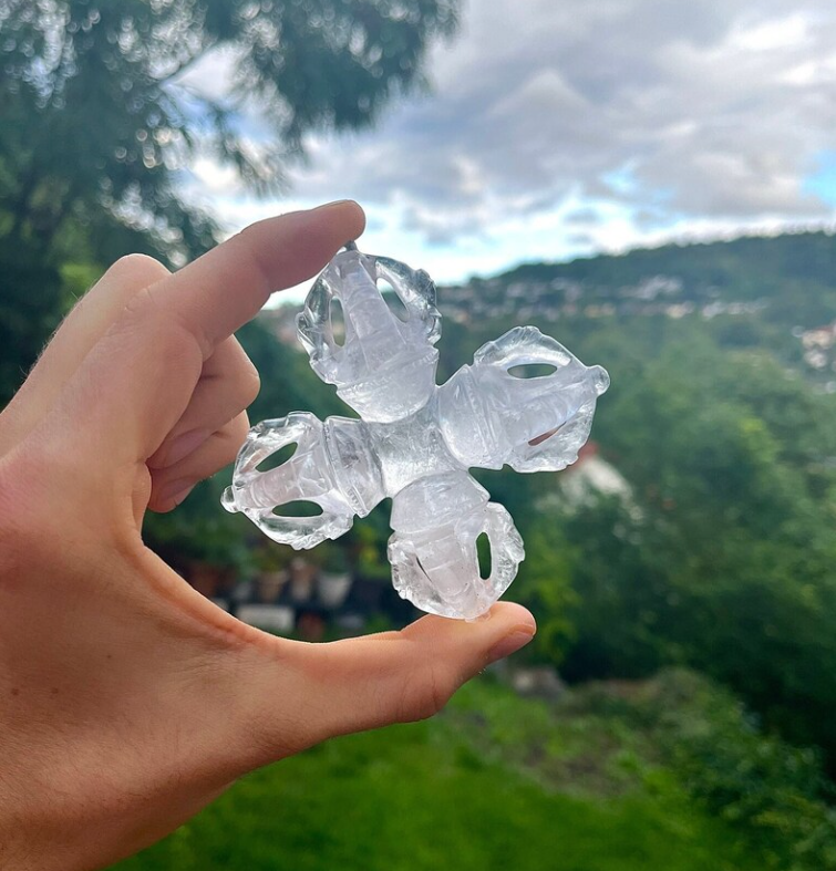 Crystal Dorje Vajra - SchradeGlas